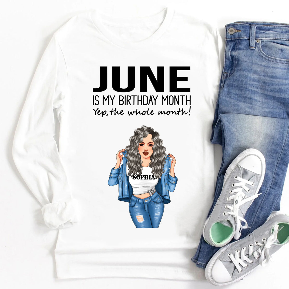 June Birthday Shirt, Custom Birthday Shirt, Queens Born In June, June Birthday Shirts For Woman, June Birthday Gifts