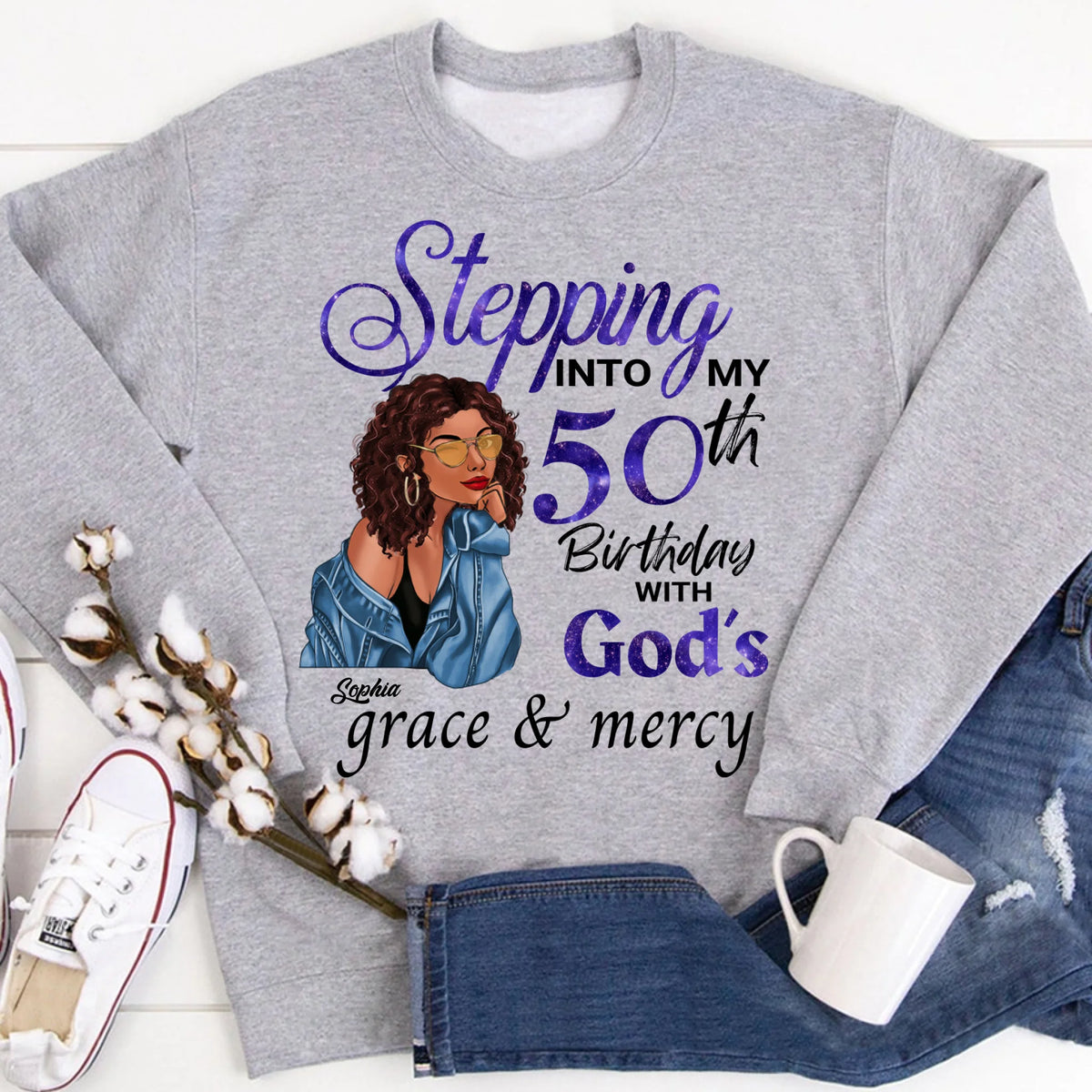 Chapter 50, Fabulous Since 1972 50th Birthday Unique T Shirt For Woman, Custom Birthday Shirt, Her Gifts For 50 Years Old , Turning 50 Birthday Cotton Shirt