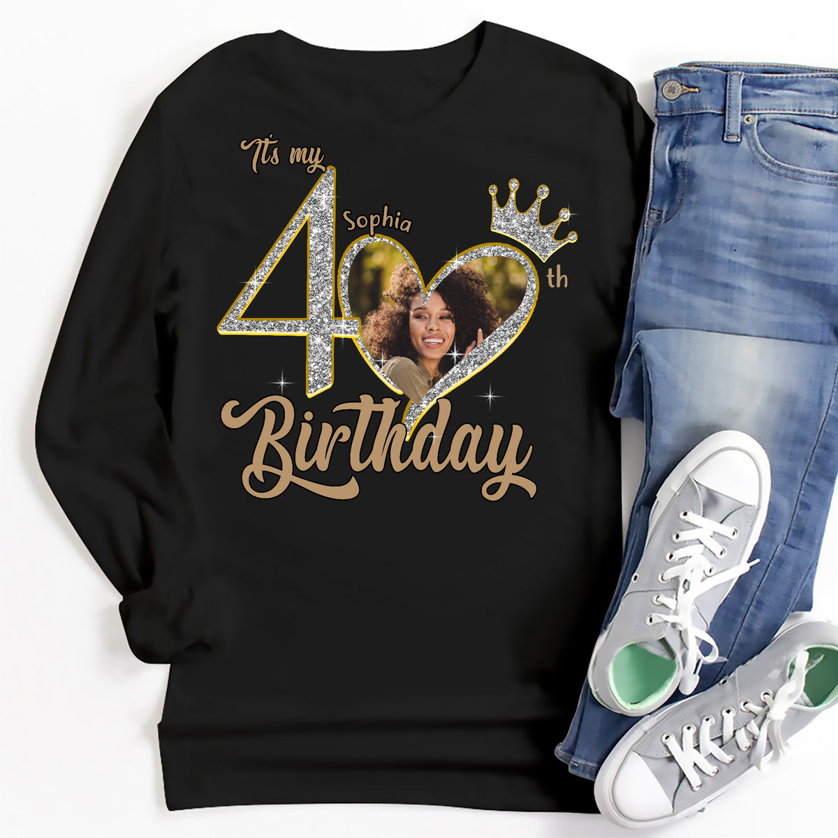 40th Birthday Shirts, Custom Birthday Shirts, Turning 40 Shirt, Gifts For Women Turning 40, 40 And Fabulous Shirt, 1985 Shirt, 40th Birthday Shirts For Her - YPT-ALK