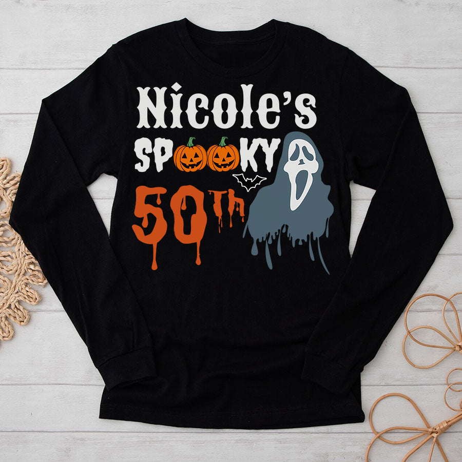 50&#39;s Birthday Shirt, 50th Birthday Unique T Shirt For Woman, Custom Birthday Shirt, Her Gifts For 50 Years Old-YPT-TLQ