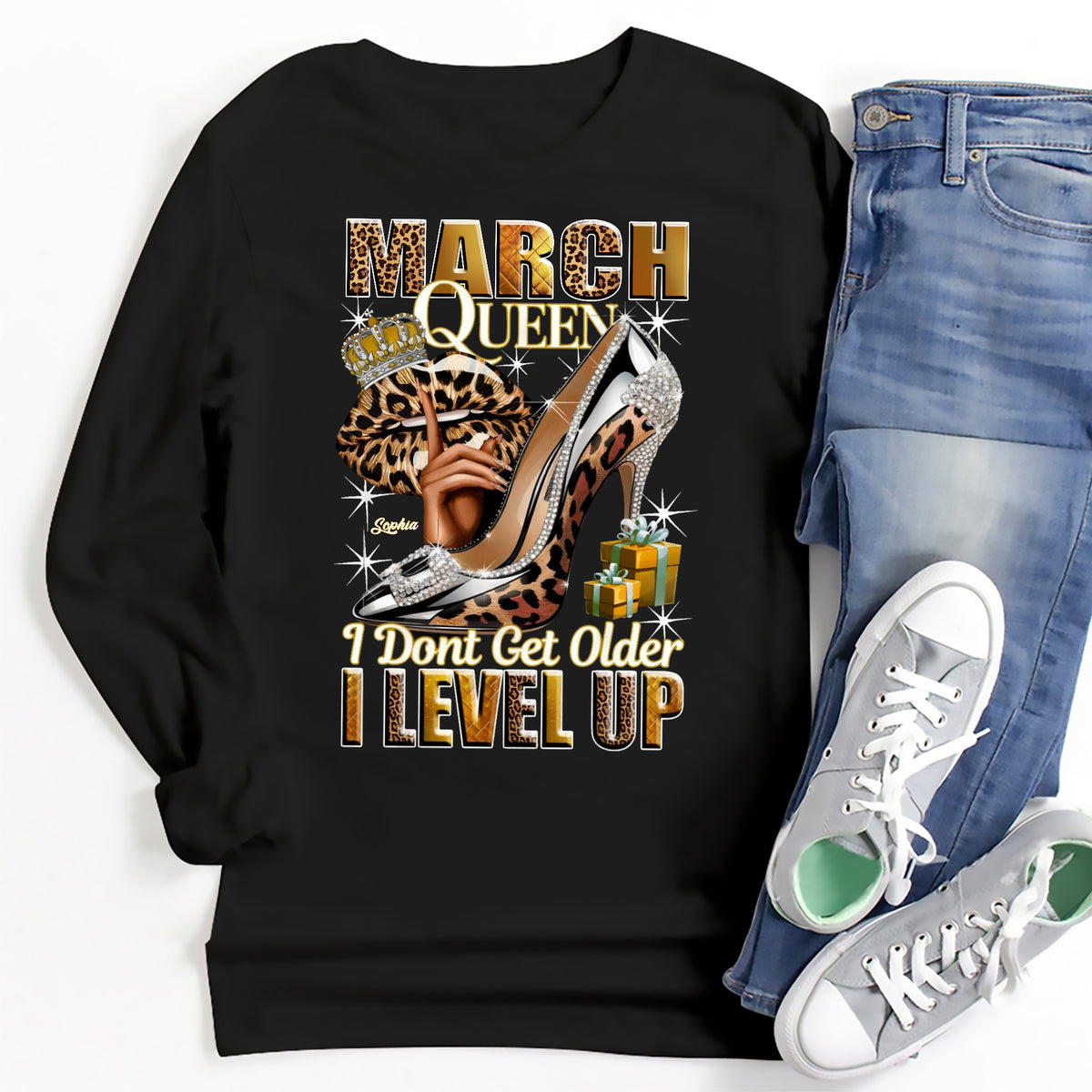 March Birthday Shirt, Custom Birthday Shirt, Queens Born In March, March Birthday Gifts, March shirts for Woman-YPT-ALK