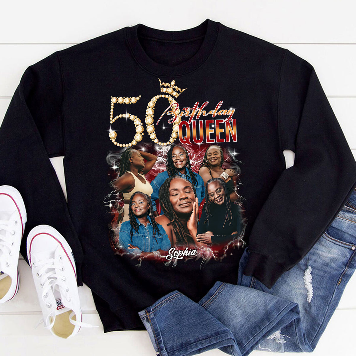 50th Birthday Shirts, Custom Birthday Shirts, Turning 50 Shirt, Gifts For Women Turning 50, 50th Birthday Shirts For Her-YPT-ALK