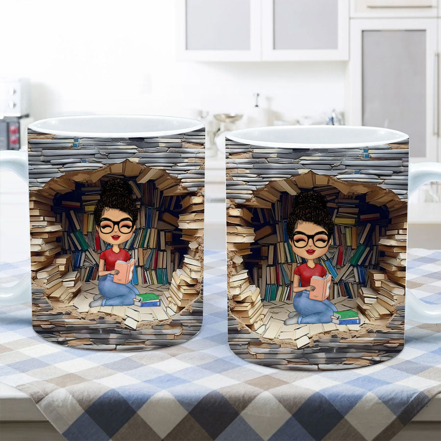 Personalized Mug For Book Lovers, Reading Gifts For Women