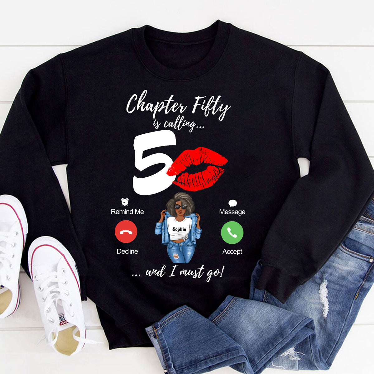 50th Birthday Shirts, Custom Birthday Shirts, Turning 50 Shirt, Gifts For Women Turning 50, 50 And Fabulous Shirt, 50th Birthday Shirts For Her-YPT-ALK