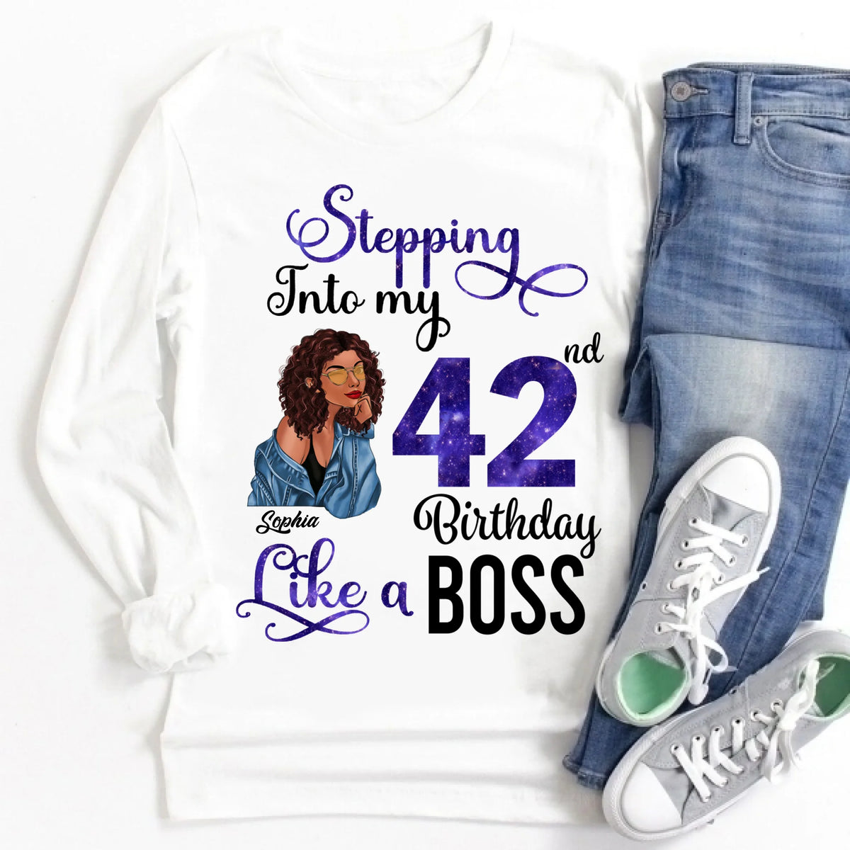 Chapter 42, Fabulous Since 1984 42nd Birthday Unique T Shirt For Woman, Custom Birthday Shirt, Her Gifts For 42 Years Old , Turning 42 Birthday Cotton Shirt