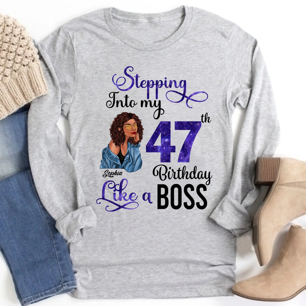 Chapter 47, Fabulous Since 1979 47th Birthday Unique T Shirt For Woman, Custom Birthday Shirt, Her Gifts For 47 Years Old , Turning 47 Birthday Cotton Shirt