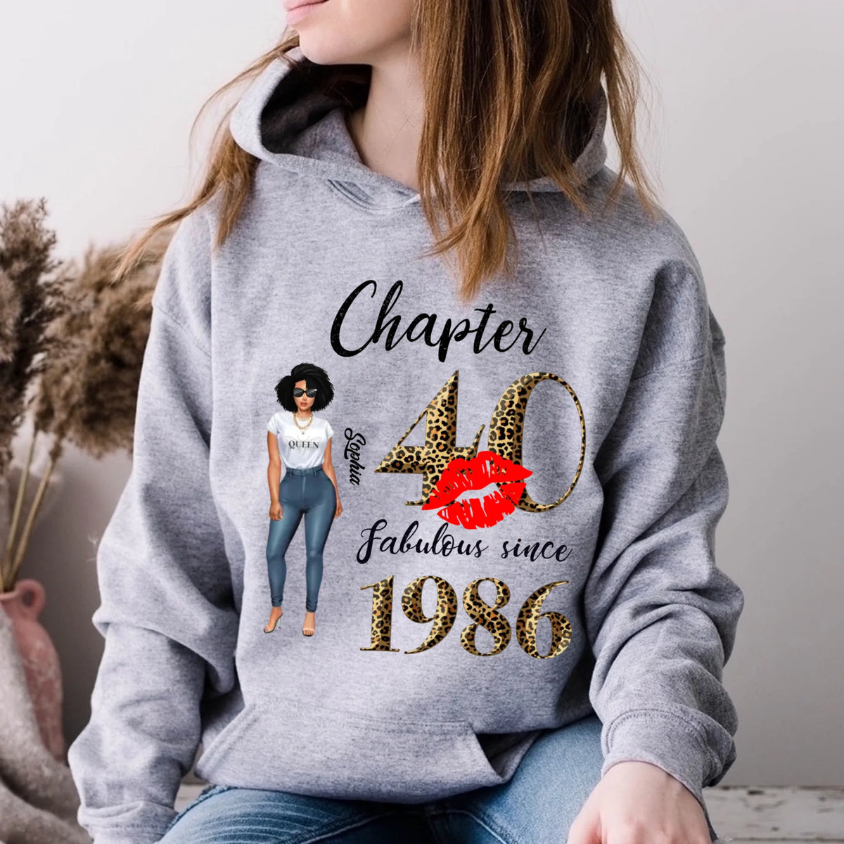 Chapter 40, Fabulous Since 1986 40th Birthday Unique T Shirt For Woman, Custom Birthday Shirt, Her Gifts For 40 Years Old , Turning 40 Birthday Cotton Shirt