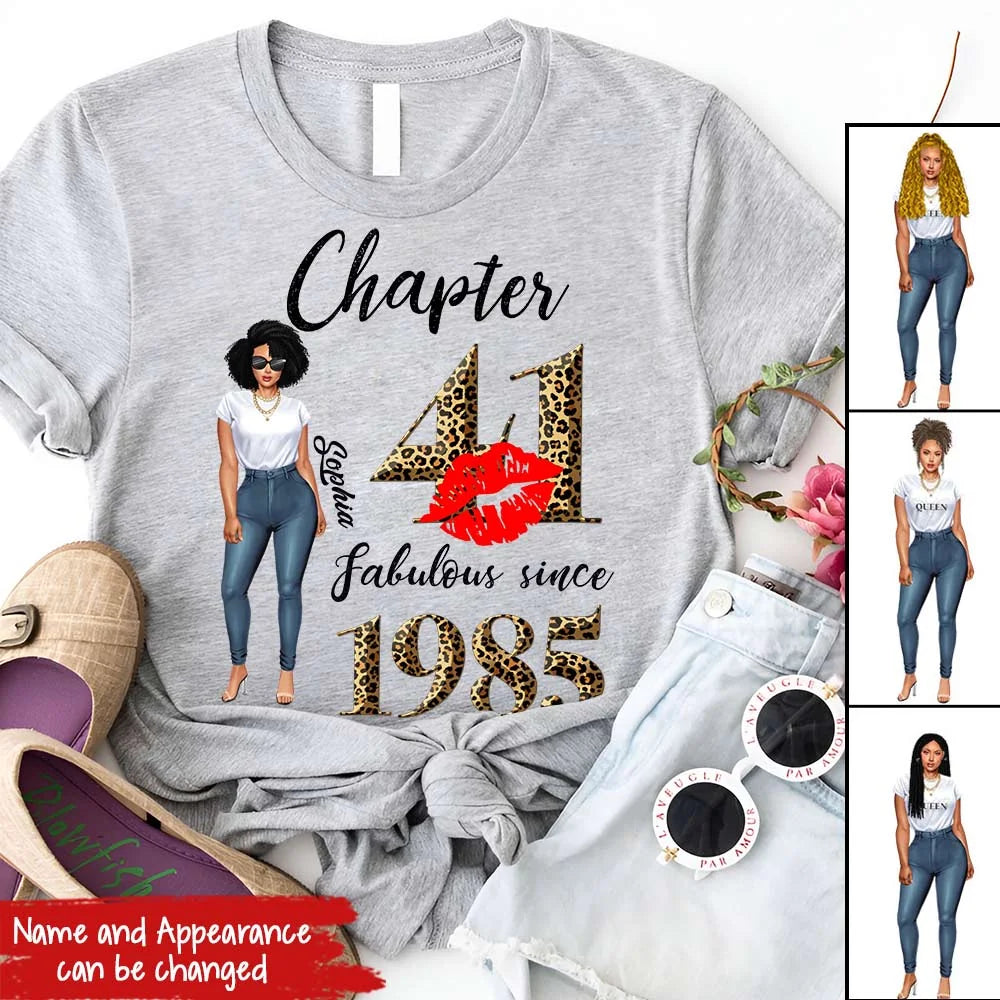 41st birthday shirts for her, Personalised 41st birthday gifts, 1985 t shirt, 41 and fabulous shirt, 41st birthday shirt ideas, gift ideas 40th birthday woman