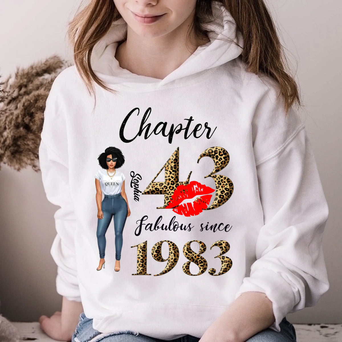 43rd birthday shirts for her, Personalised 43rd birthday gifts, 1983 t shirt, 43 and fabulous shirt, 43rd birthday shirt ideas, gift ideas 43rd birthday woman