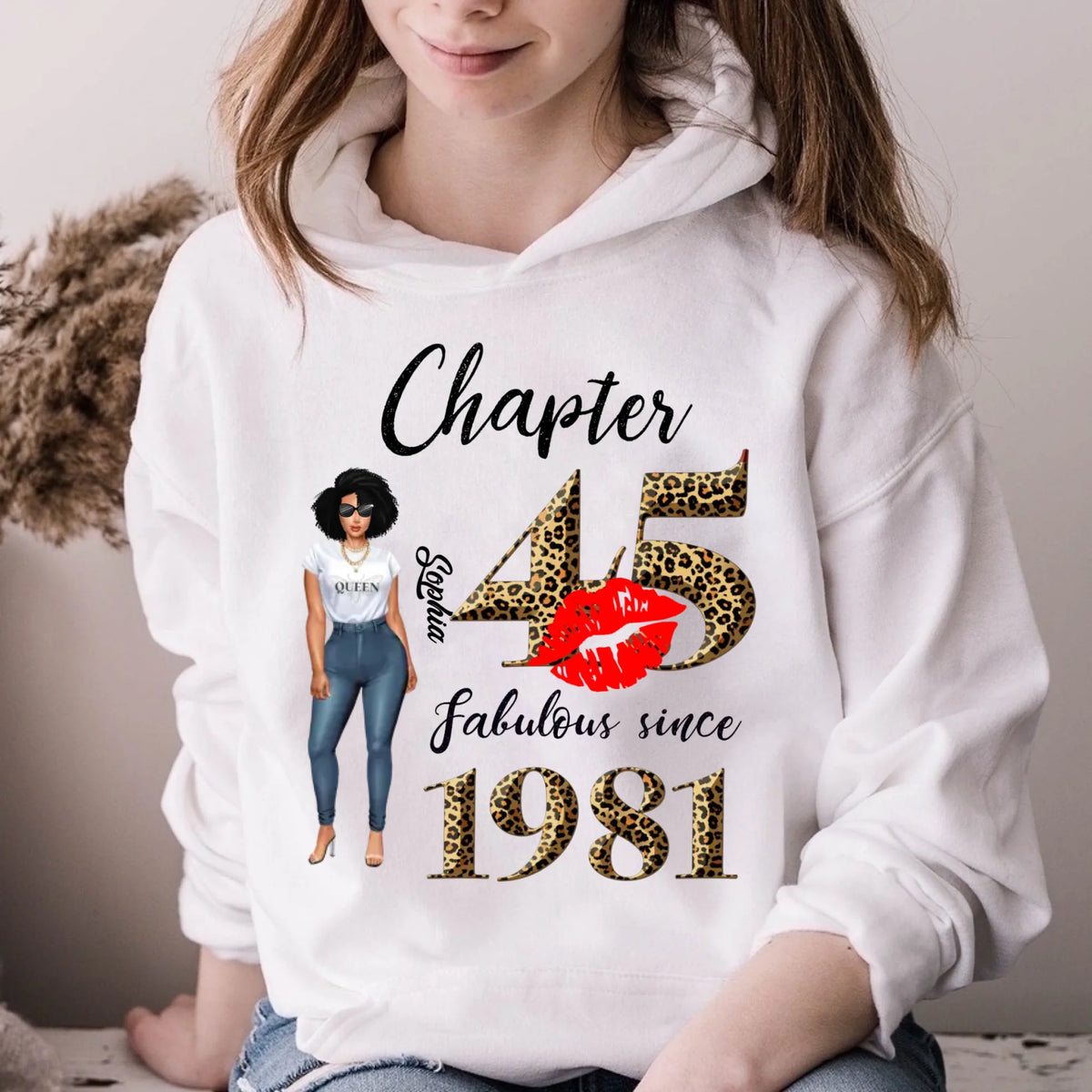 45th birthday shirts for her, Personalised 45th birthday gifts, 1981 t shirt, 45 and fabulous shirt, 45th birthday shirt ideas, gift ideas 45th birthday woman