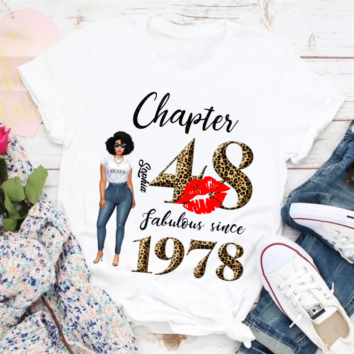 48th birthday shirts for her, Personalised 48th birthday gifts, 1978 t shirt, 48 and fabulous shirt, 48th birthday shirt ideas, gift ideas 48th birthday woman
