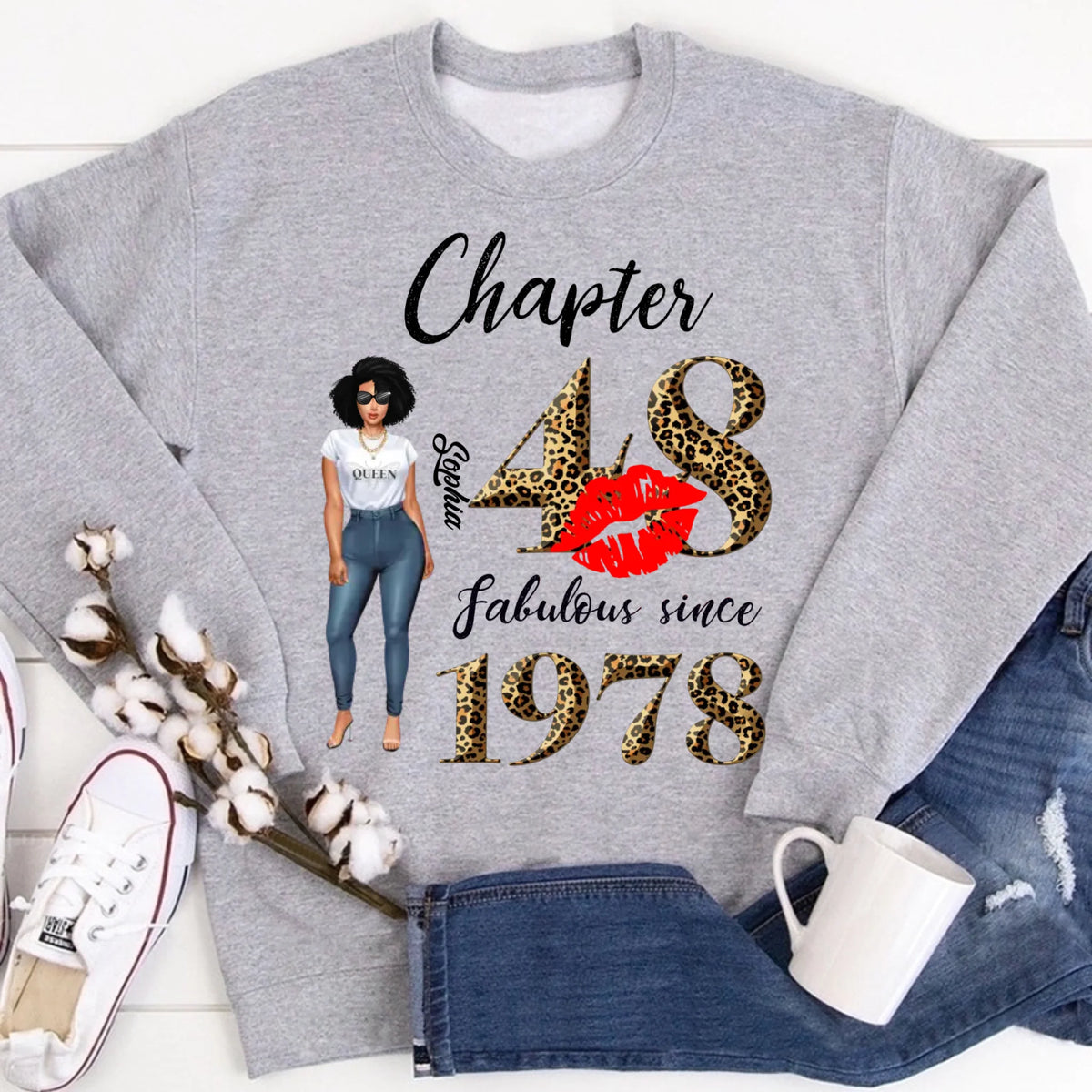 48th birthday shirts for her, Personalised 48th birthday gifts, 1978 t shirt, 48 and fabulous shirt, 48th birthday shirt ideas, gift ideas 48th birthday woman