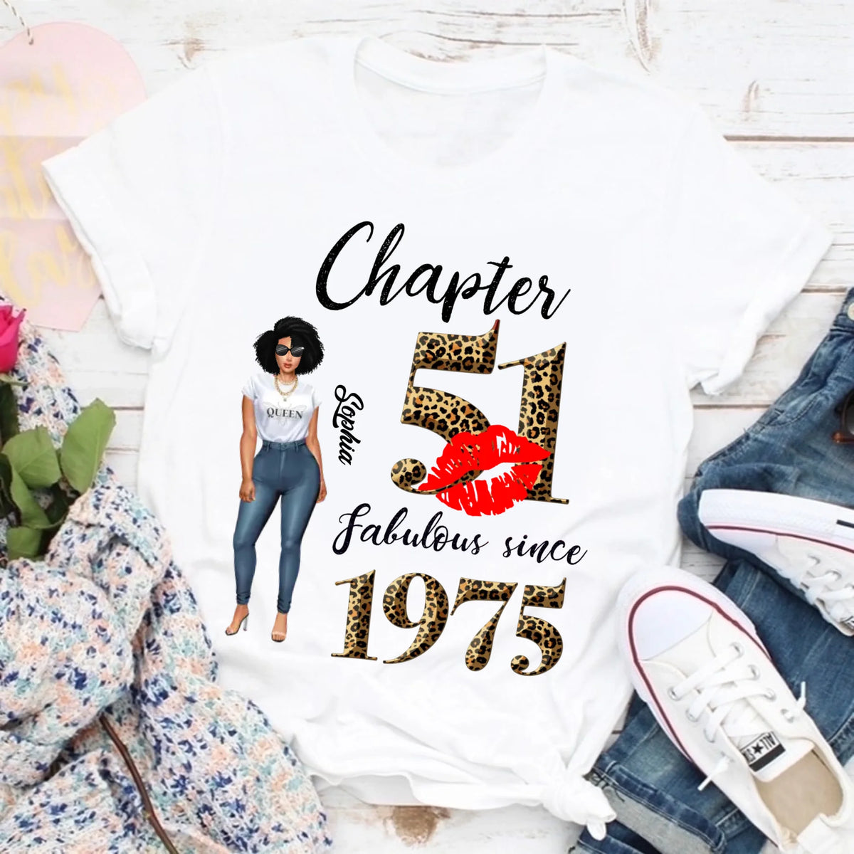 51st birthday shirts for her, Personalised 51st birthday gifts, 1975 t shirt, 51 and fabulous shirt, 51st birthday shirt ideas, gift ideas 51st birthday woman