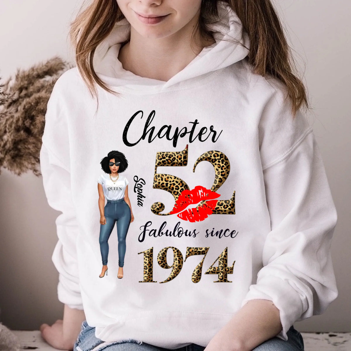 52nd birthday shirts for her, Personalised 52nd birthday gifts, 1974 t shirt, 52 and fabulous shirt, 52nd birthday shirt ideas, gift ideas 52nd birthday woman
