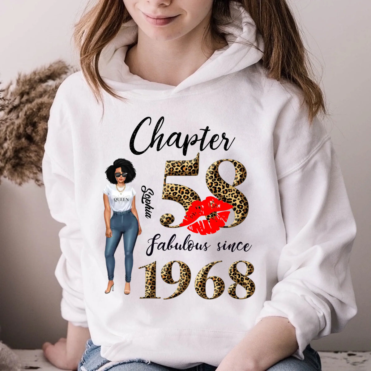 58th birthday shirts for her, Personalised 58th birthday gifts, 1968 t shirt, 58 and fabulous shirt, 58th birthday shirt ideas, gift ideas 58th birthday woman