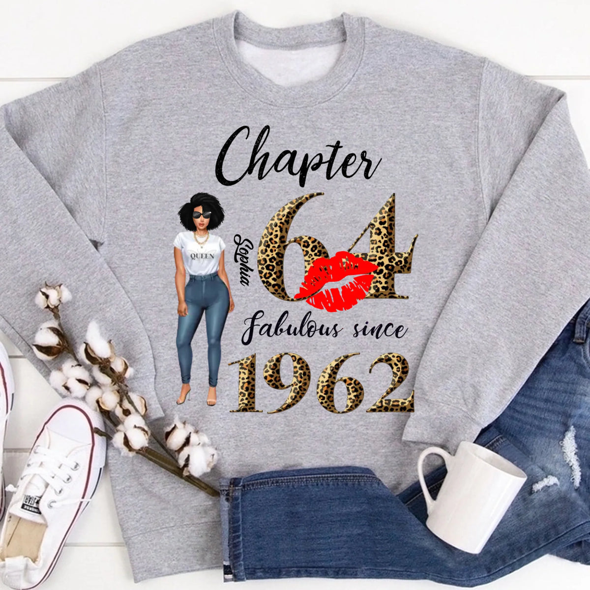 64th birthday shirts for her, Personalised 64th birthday gifts, 1962 t shirt, 64 and fabulous shirt, 64th birthday shirt ideas, gift ideas 64th birthday woman