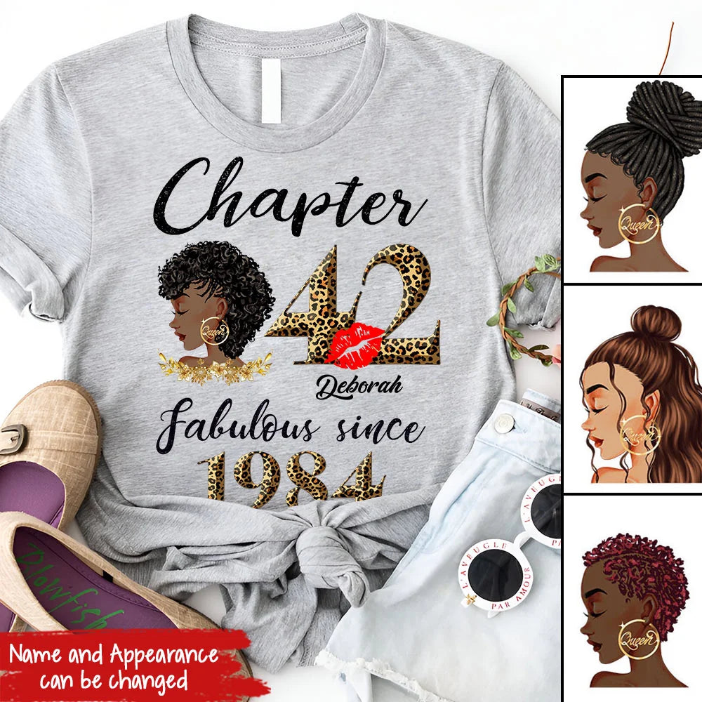 42nd birthday shirts for her, Personalised 42nd birthday gifts, 1984 t shirt, 42 and fabulous shirt, 42nd birthday shirt ideas, gift ideas 42nd birthday woman