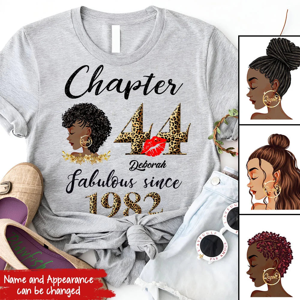 44th birthday shirts for her, Personalised 44th birthday gifts, 1982 t shirt, 44 and fabulous shirt, 44 birthday shirt ideas, gift ideas 44th birthday woman