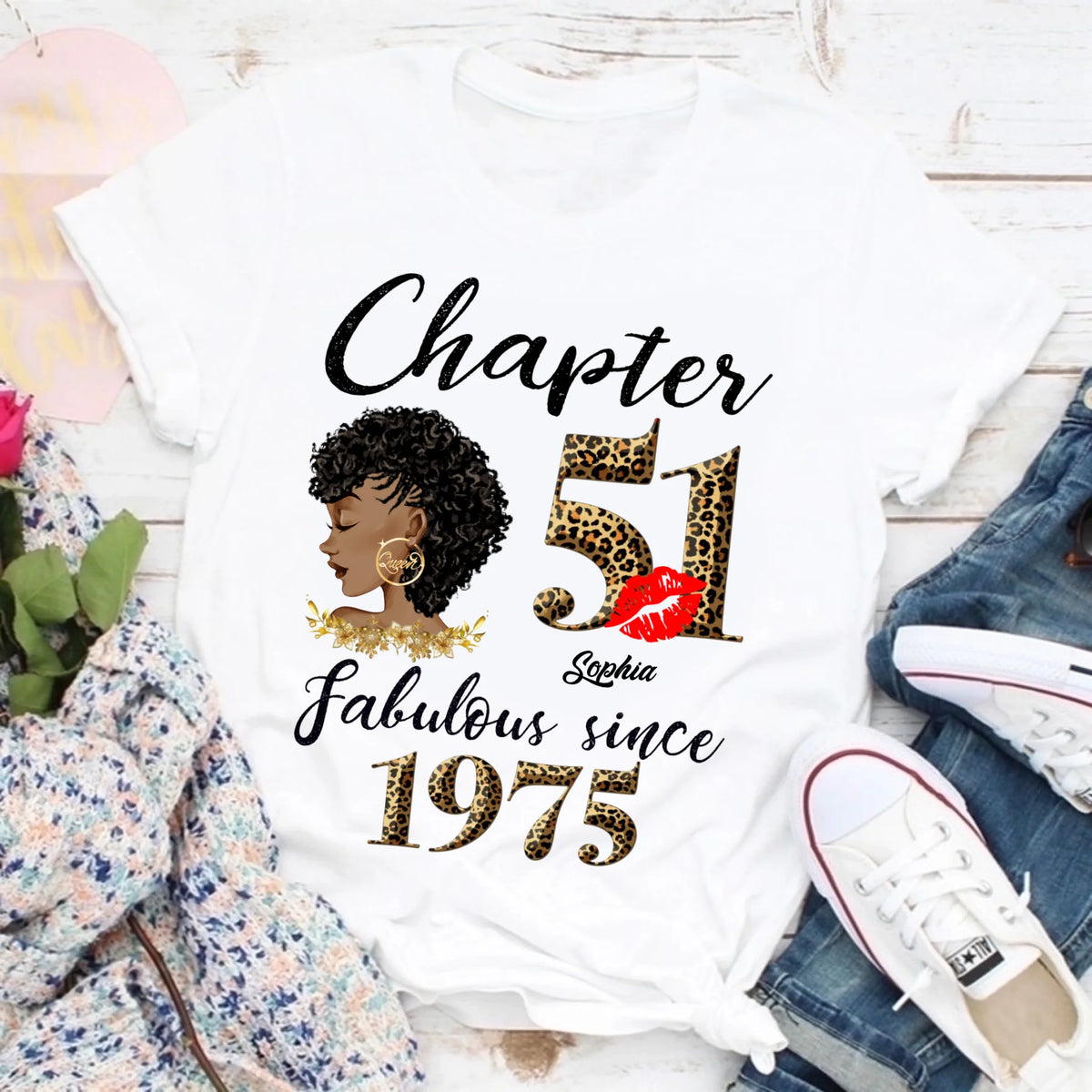51st birthday shirts for her, Personalised 51st birthday gifts, 1975 t shirt, 51 and fabulous shirt, 51 birthday shirt ideas, gift ideas 51st birthday woman