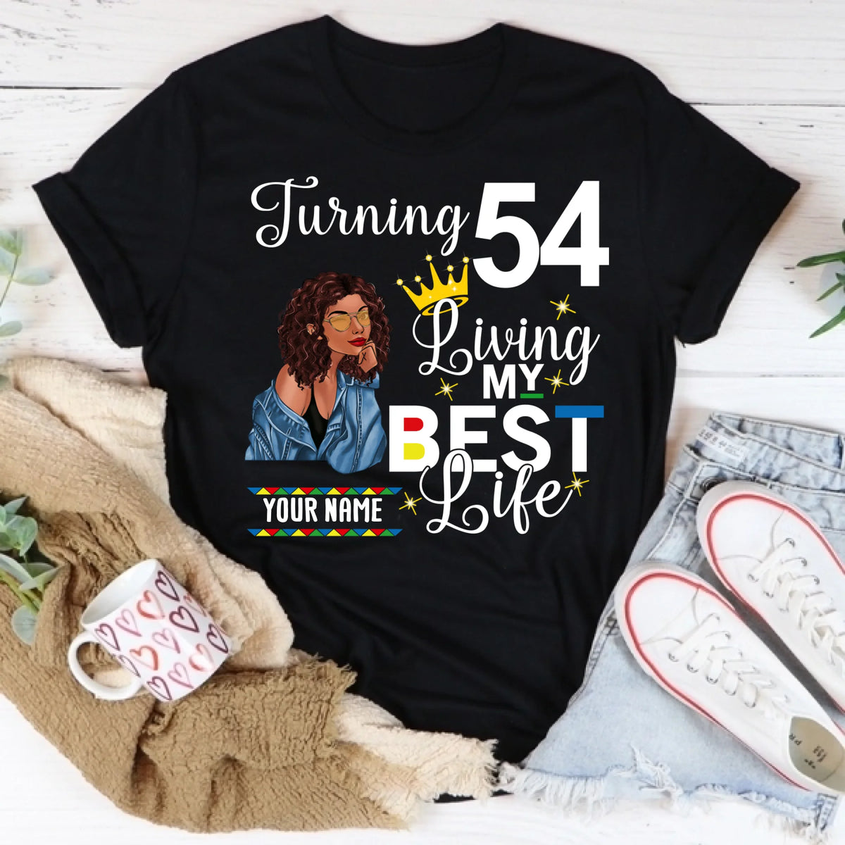 Custom Birthday Shirts, Chapter 54, Fabulous Since 1968 54th Birthday Unique T Shirt For Woman, Her Gifts For 54 Years Old, Turning 54 Birthday Cotton Shirt
