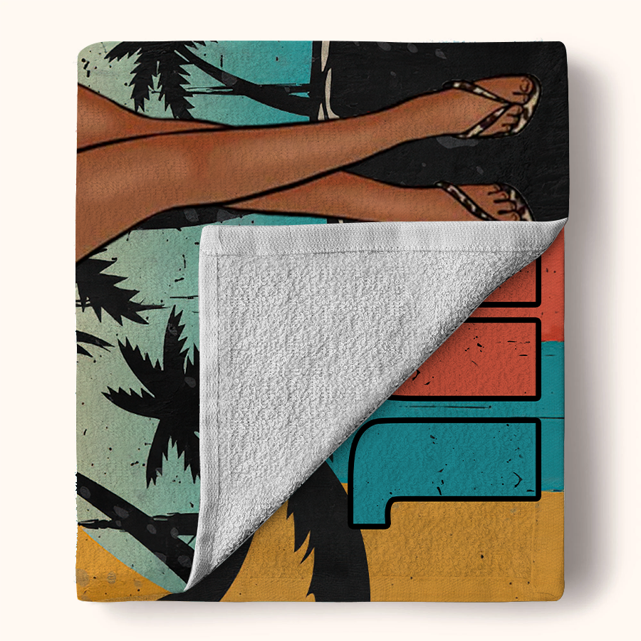 Funny Memaid Towel - Personalized Beach Towel, Birthday Gift For June Queen, June Birthday Gifts, June Birthday Gift Idea For Her