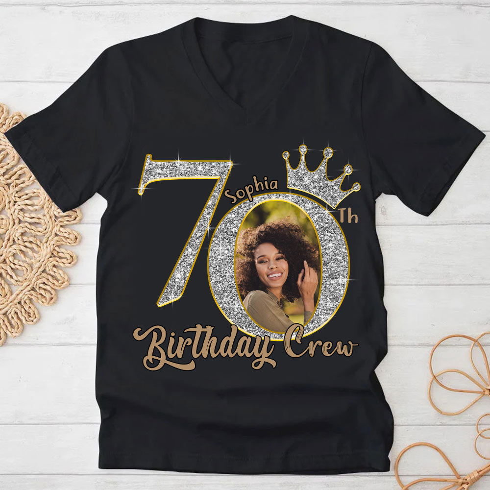 70th Birthday Shirts, Custom Birthday Shirts, Turning 70 Shirt, Gifts For Women Turning 70, 70 And Fabulous Shirt, 70th Birthday Shirts For Her - YPT-HCT