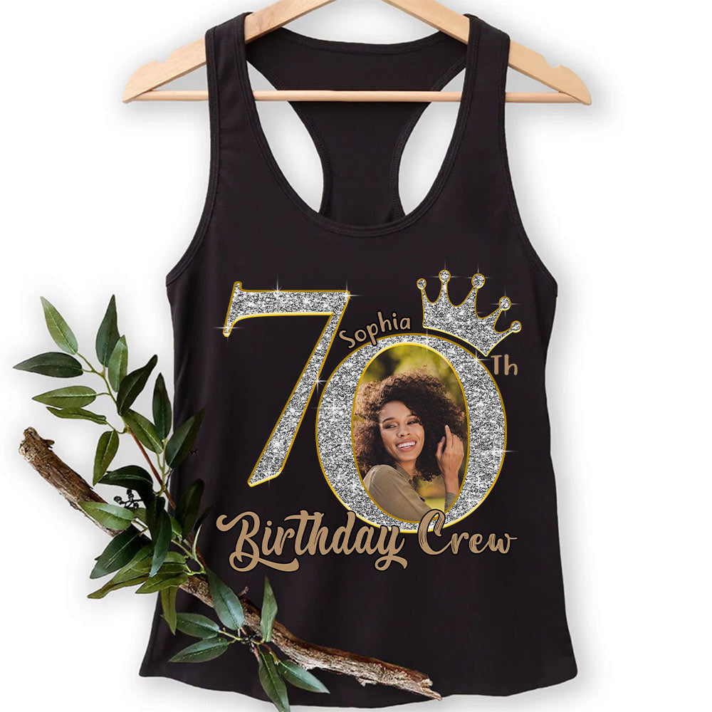 70th Birthday Shirts, Custom Birthday Shirts, Turning 70 Shirt, Gifts For Women Turning 70, 70 And Fabulous Shirt, 70th Birthday Shirts For Her - YPT-HCT