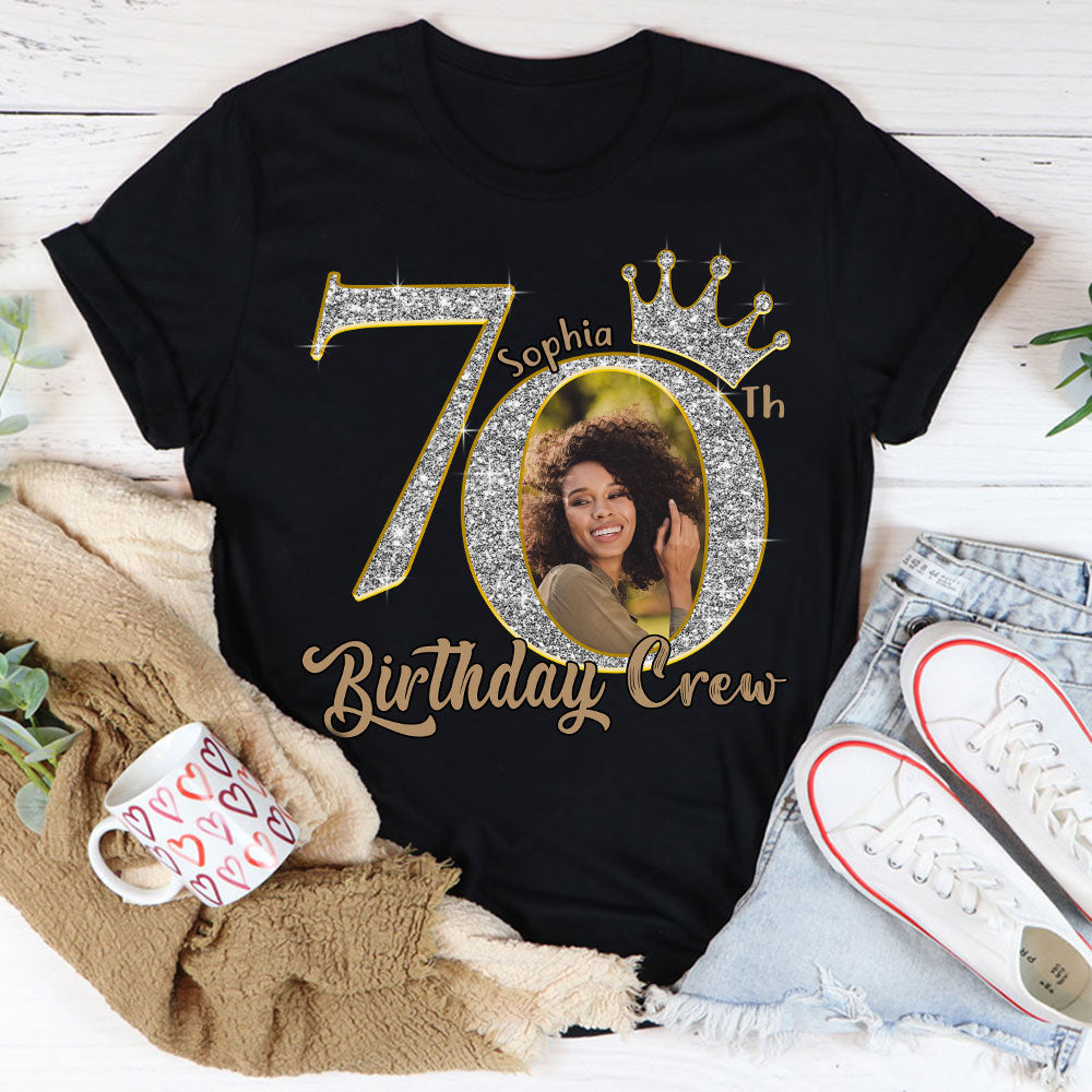 70th Birthday Shirts, Custom Birthday Shirts, Turning 70 Shirt, Gifts For Women Turning 70, 70 And Fabulous Shirt, 70th Birthday Shirts For Her - YPT-HCT