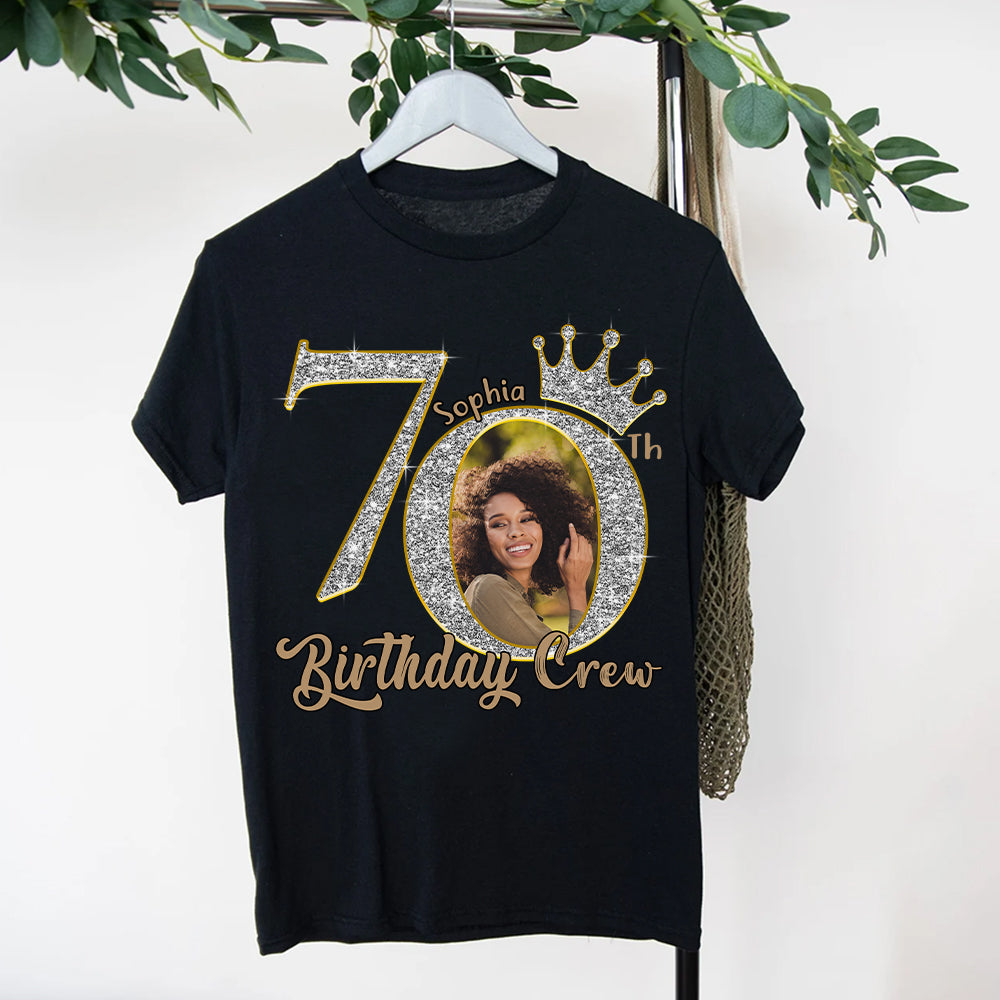 70th Birthday Shirts, Custom Birthday Shirts, Turning 70 Shirt, Gifts For Women Turning 70, 70 And Fabulous Shirt, 70th Birthday Shirts For Her - YPT-HCT