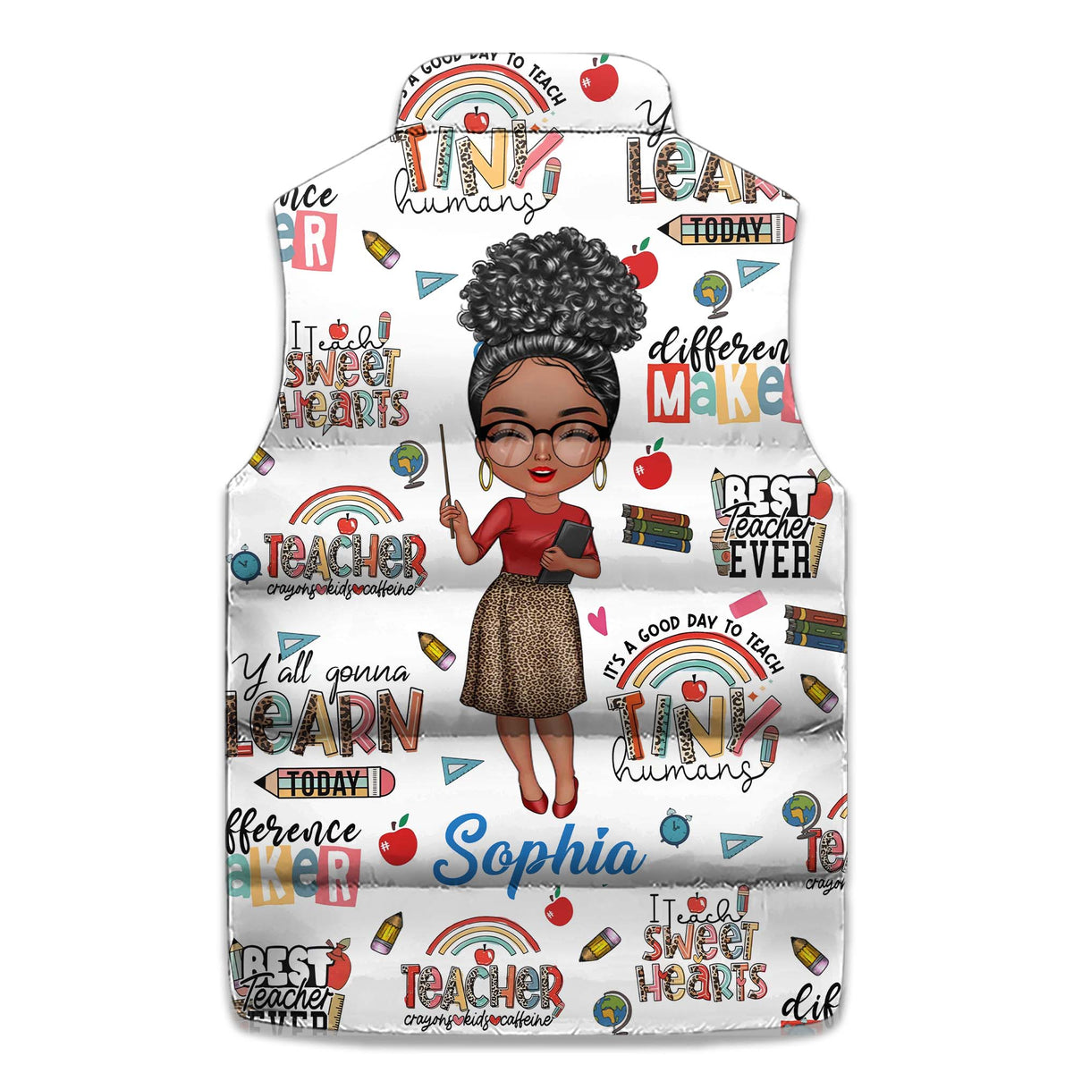 Puffer Vest -Personalized Gift Ideas For Teacher