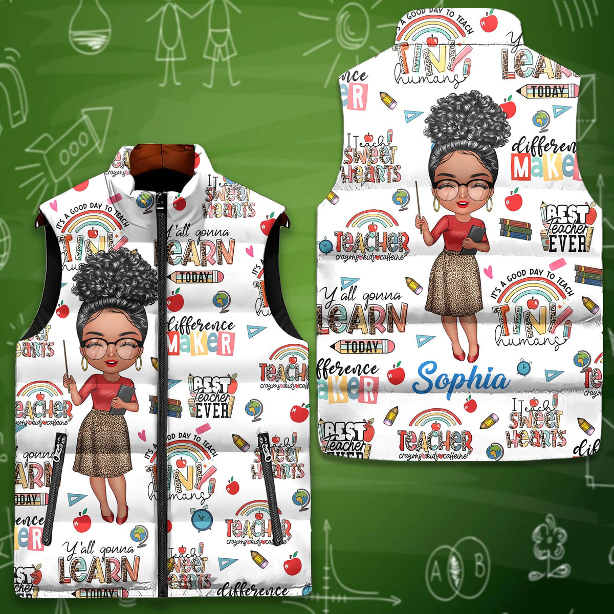 Puffer Vest -Personalized Gift Ideas For Teacher