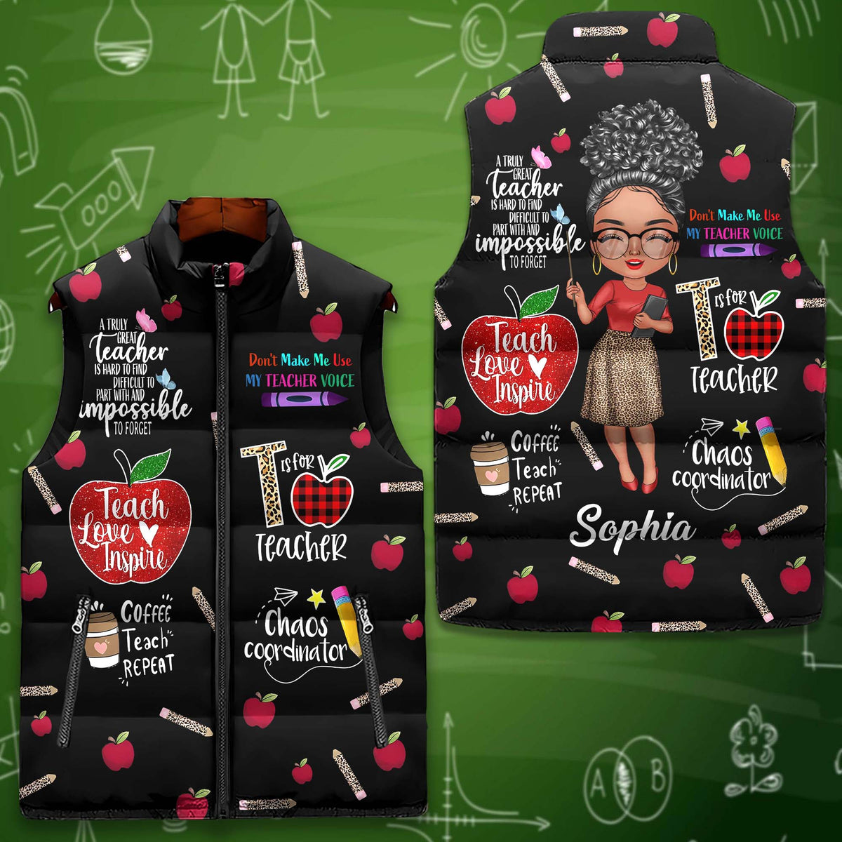 Puffer Vest -Personalized Gift Ideas For Teacher