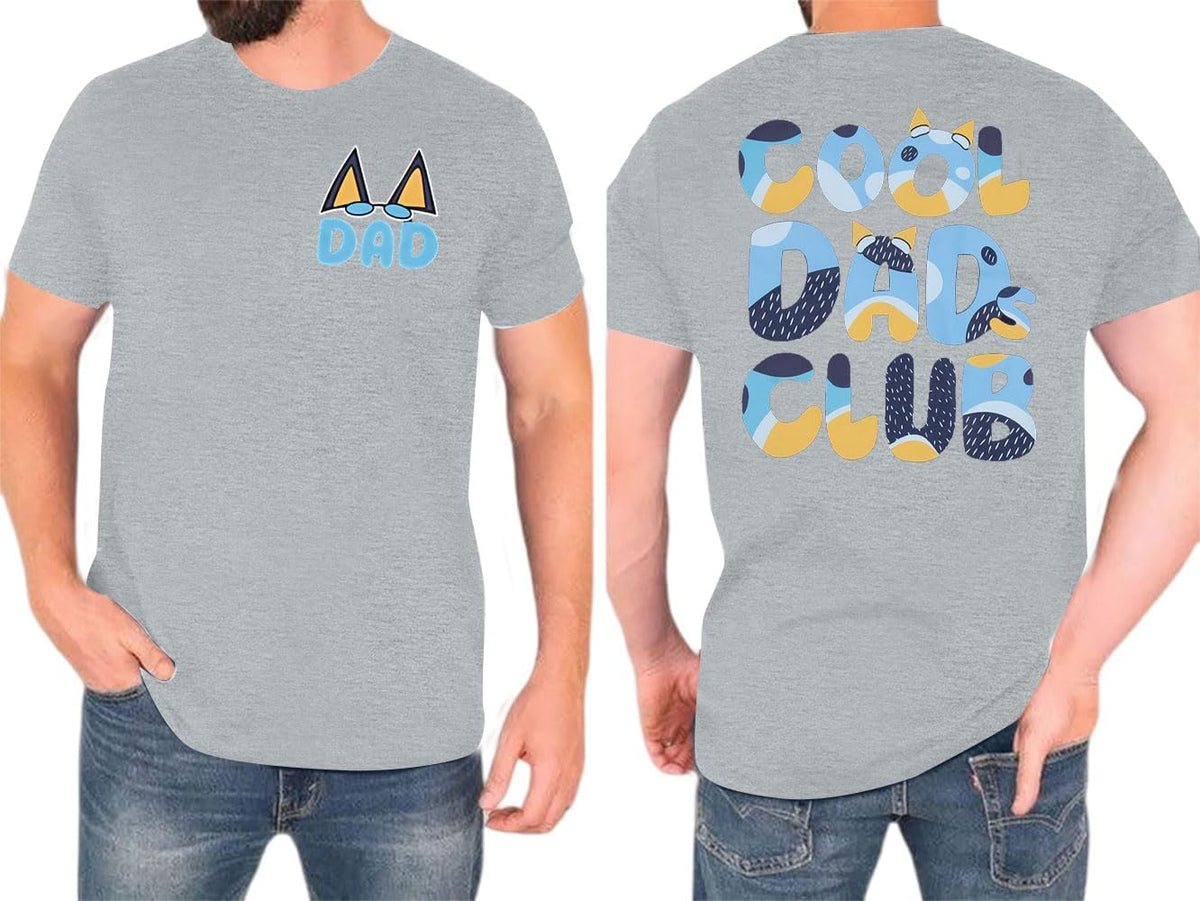 Dad Shirt Men Cool Dad Club T-Shirts Father&#39;s Day Tops Dad Birthday Gift Tees Dad Life Clothes