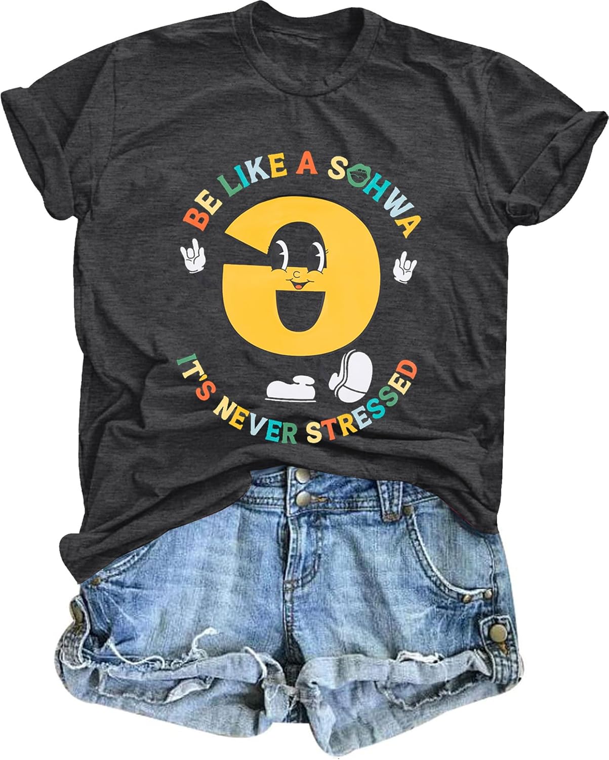 Autism Awareness Shirt Women Be Like A Schwa It's Never Stressed Shirts Speech Therapy Pathologist Tee Dyslexia Teacher Tops