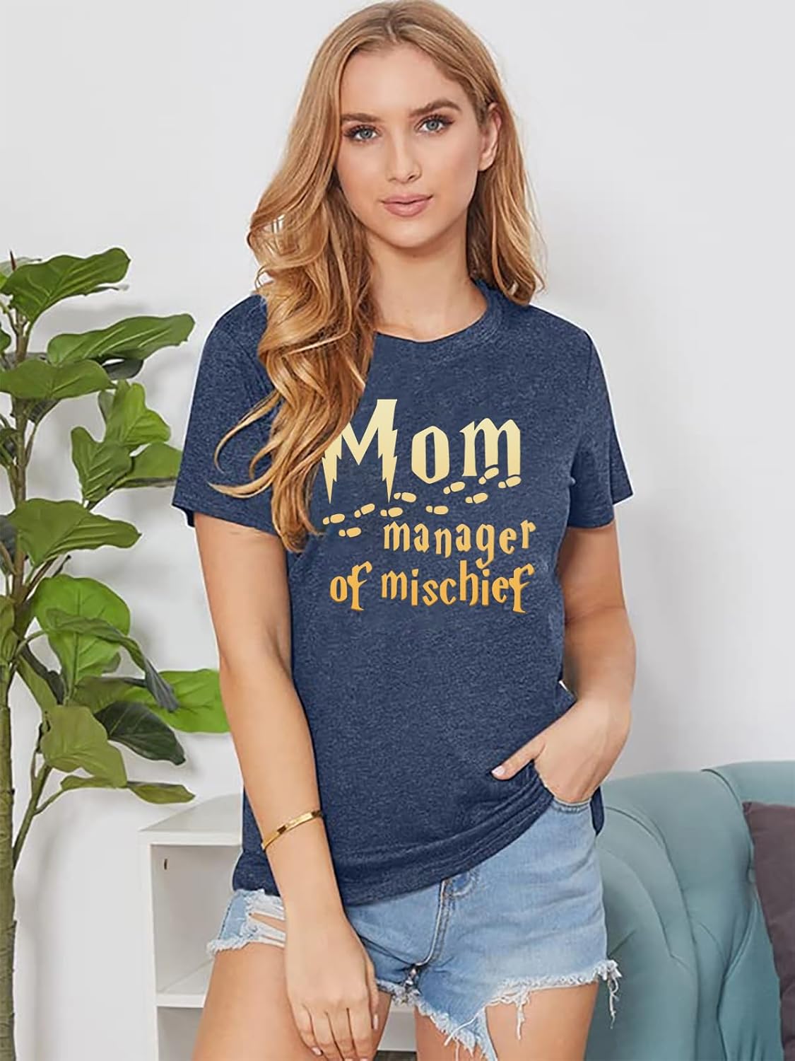 Funny Mom Shirt Women Mom Manager Shirt Magical Mama Shirt Mothers Day Short Sleeve Tee Tops