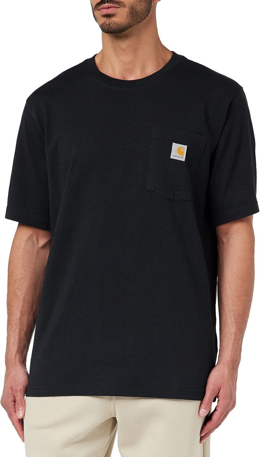Carhartt Men&#39;s Loose Fit Heavyweight Short-Sleeve Pocket