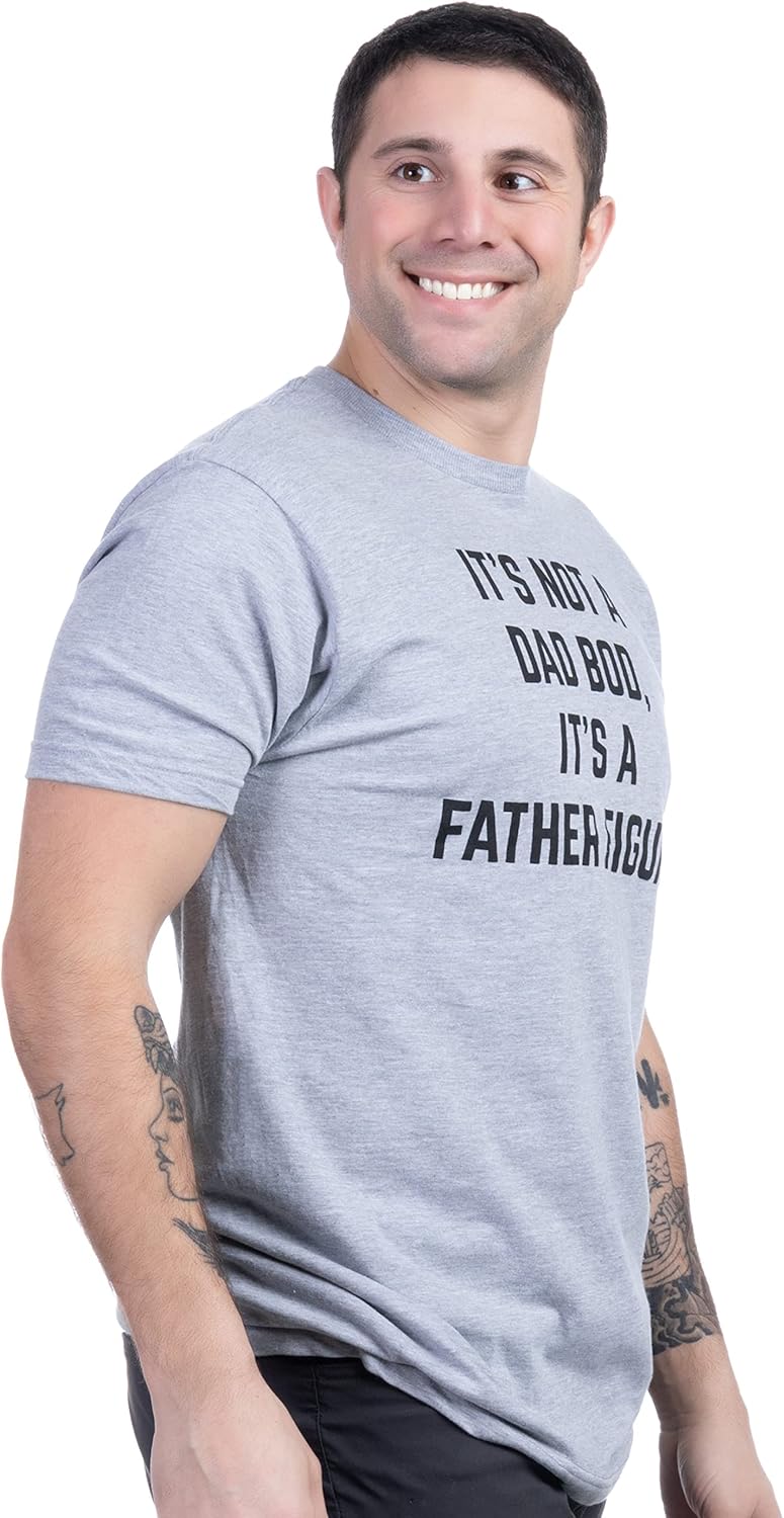 It&#39;s not a Dad BOD, It&#39;s a Father Figure | Funny Daddy Tee Shirt, Sarcastic Saying Joke T-Shirt for Men Grandpa