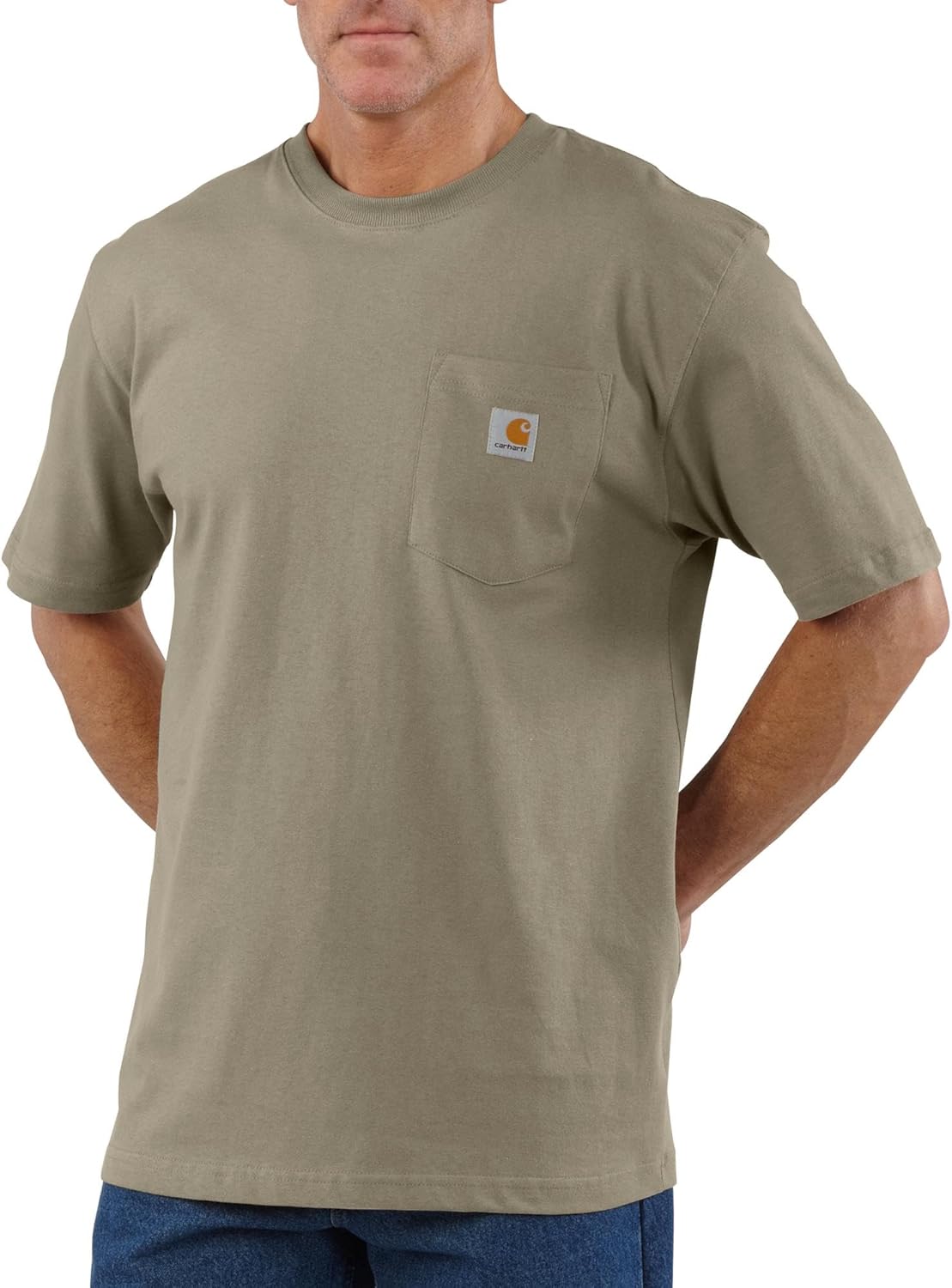 Carhartt Men&#39;s Loose Fit Heavyweight Short-Sleeve Pocket