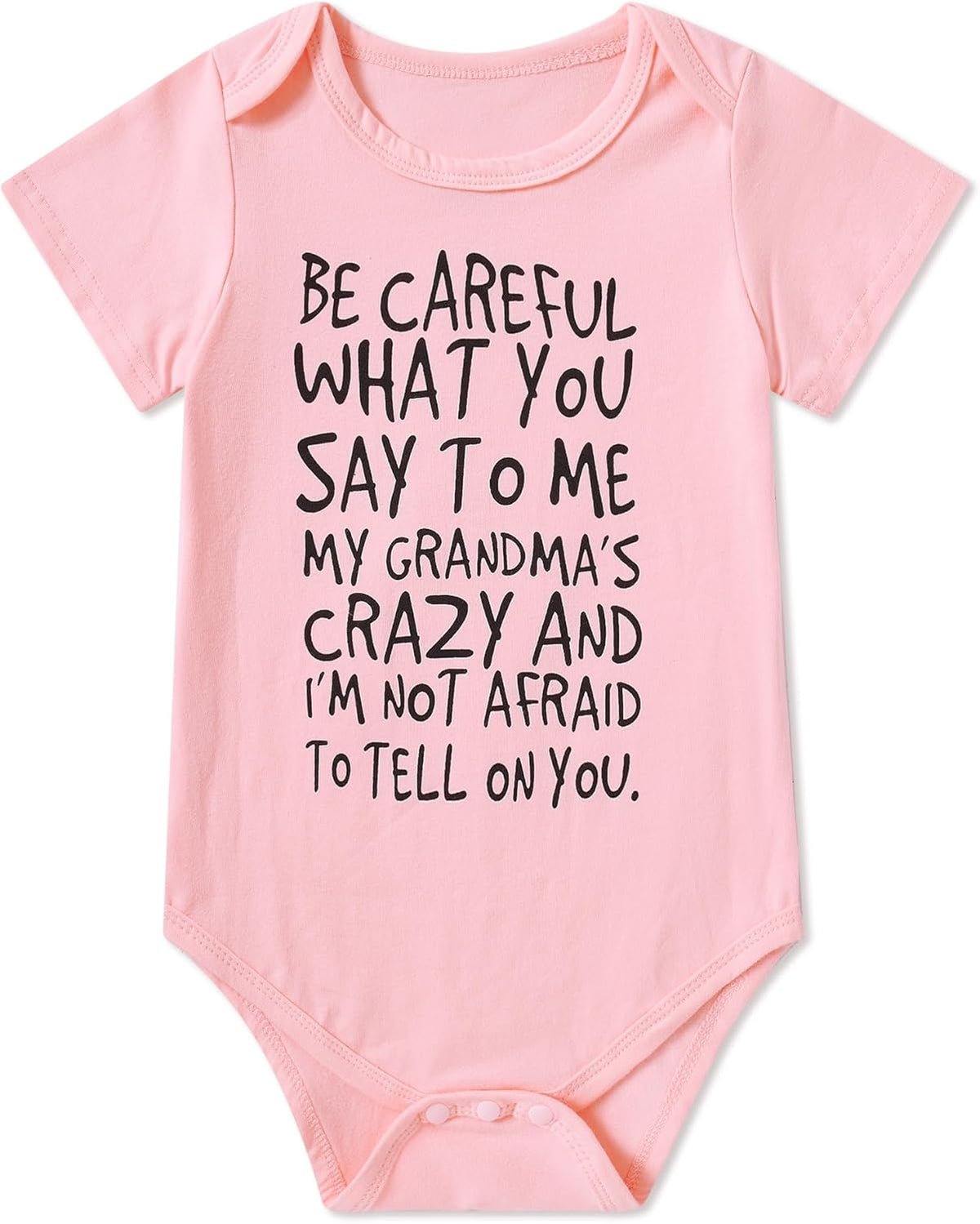 UNICOMIDEA Baby Boys Girls Romper Letter Printed Newborn Outfit Short Sleeve Bodysuits 0-12 Months