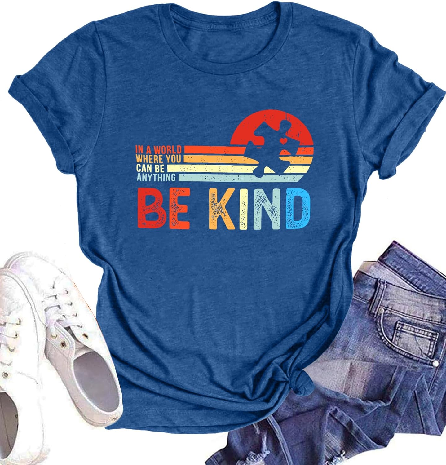 Autism Awareness Shirt Women : Be Kind Autism T Shirts Puzzle Graphic Autistic Support Tee Autism Acceptance Tops