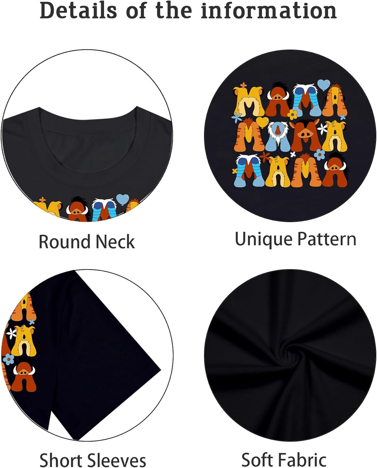 Mama Shirt Women Cute Mom Letter Print Mother&#39;s Day Tshirt Graphic Short Sleeve Tee Tops Blouses