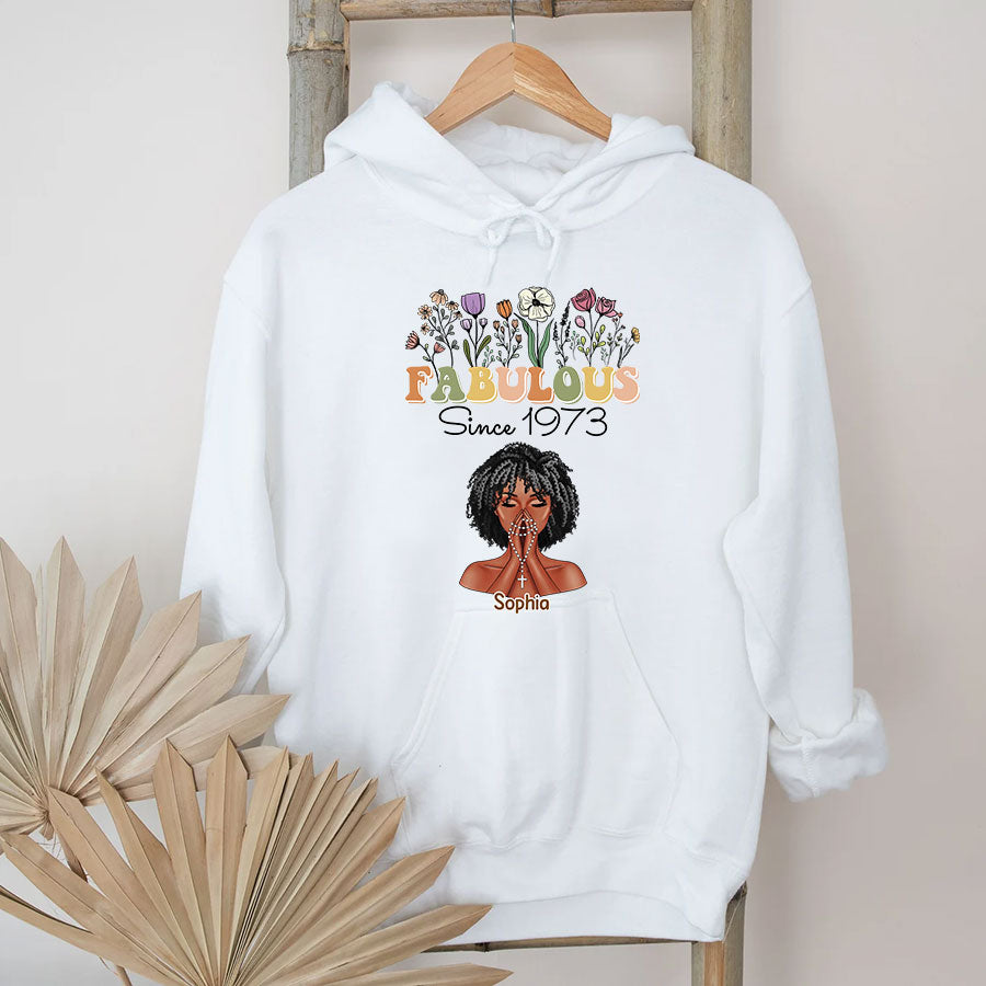 50th Birthday Shirts, Custom Birthday Shirts, Turning 50 Shirt, Gifts For Women Turning 50, 50 And Fabulous Shirt, 50th Birthday Shirts For Her