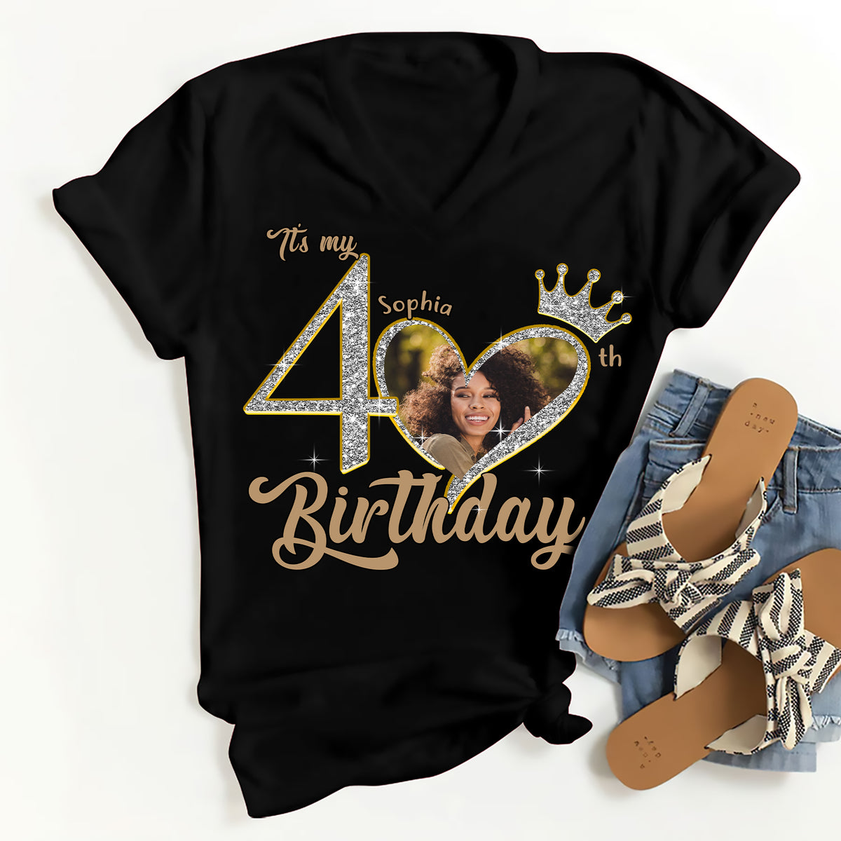 40th Birthday Shirts, Custom Birthday Shirts, Turning 40 Shirt, Gifts For Women Turning 40, 40 And Fabulous Shirt, 1985 Shirt, 40th Birthday Shirts For Her - YPT-ALK