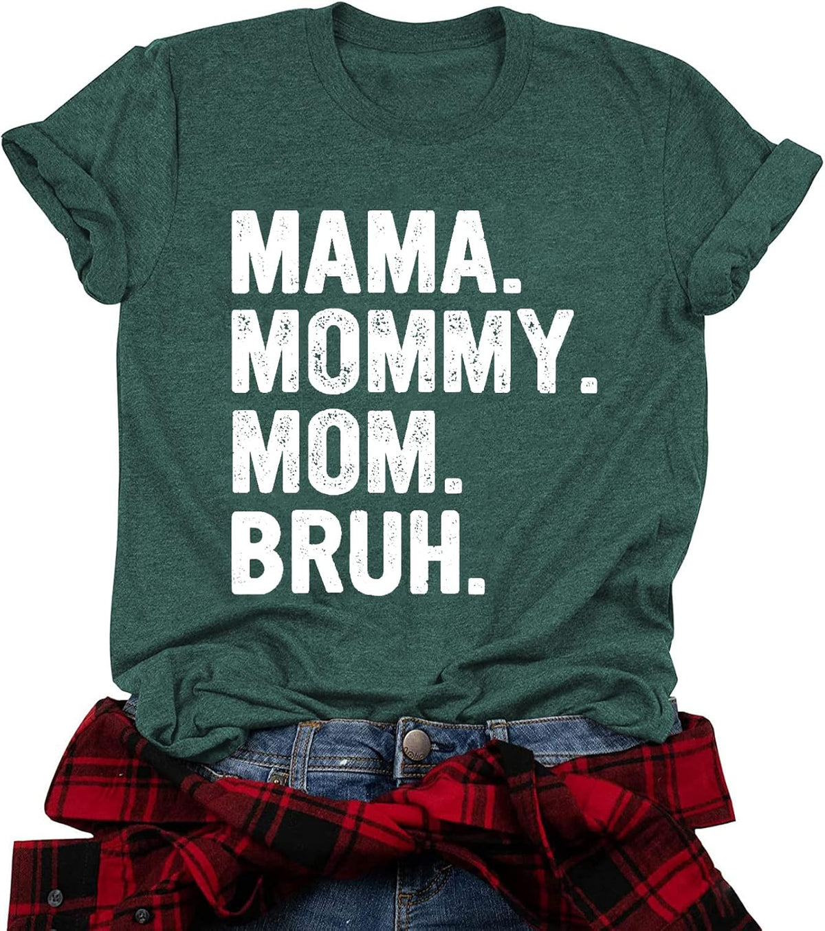 Mama Shirt for Women Mama Mommy Mom Bruh Mother&#39;s Day T Shirts Funny Short Sleeve Casual Tops Tees Mother Shirt
