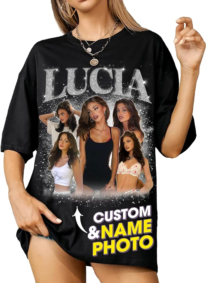 Personalized T Shirts With Pictures, Custom Picture T Shirts, Valentines Gifts For Men, Shirt Valentine, Custom Print Tees, Birthday Gifts, Gifts For GF