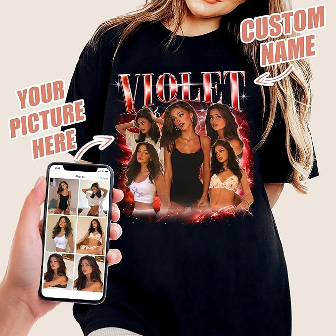 Custom Image T Shirt, Personalized Photo T Shirts, Valentines Gifts, Valentines Day Shirts, Customized Tee Shirts, Shirt Birthday, Gifts For BF