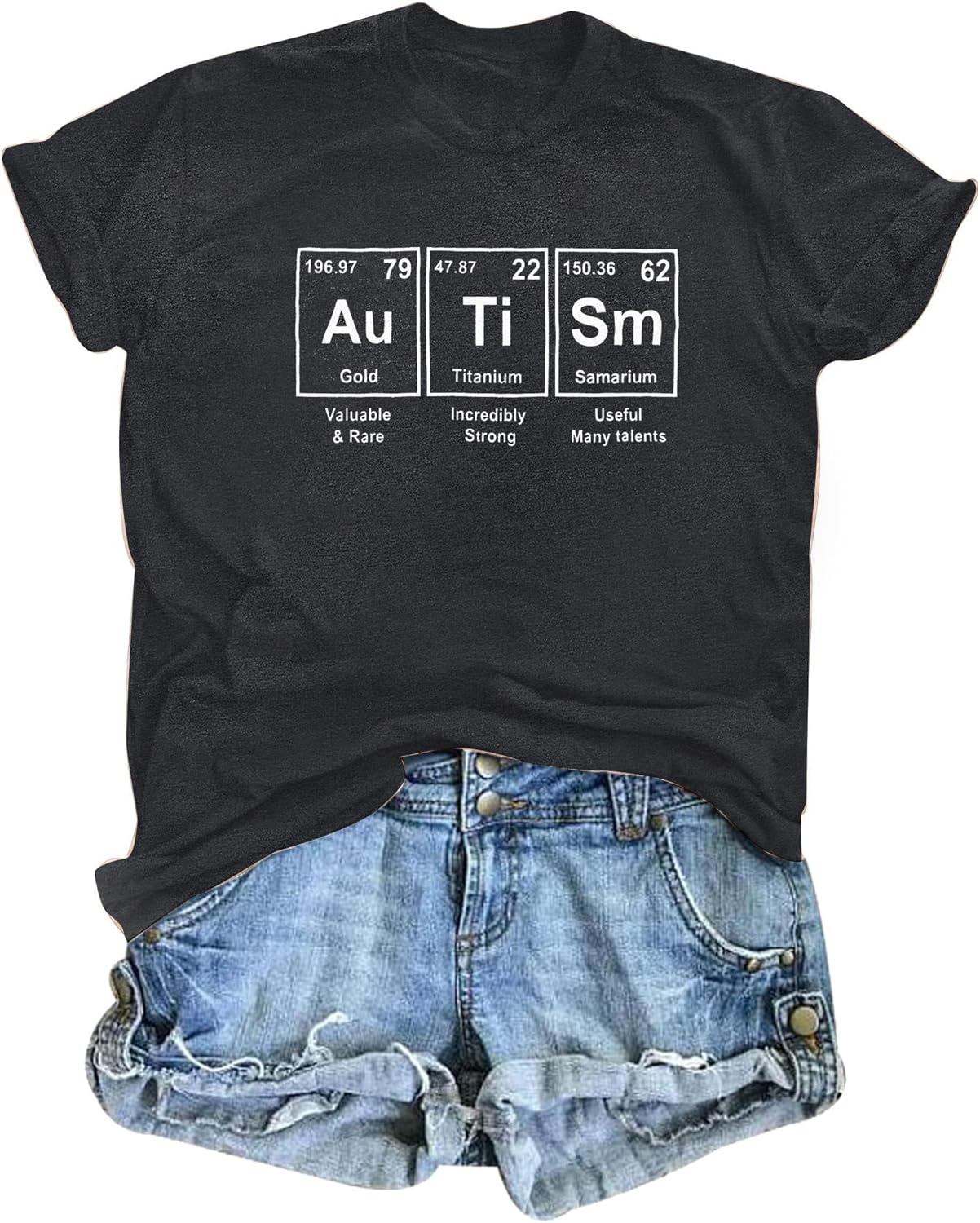 Autism Awareness Shirt Women: Inspirational Tshirts Special Educational T-Shirt Mental Health Tee Autistic Funny Graphic Tops