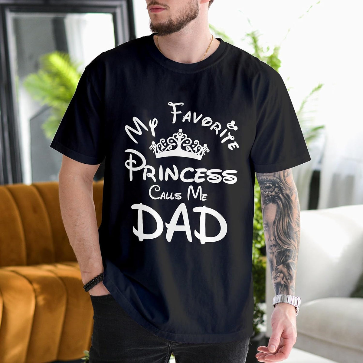 My Favorite Princess Calls Me Dad Shirt - Dad Shirt - Fathers Day Shirt for Dad - Gifts for Dad on Fathers Day