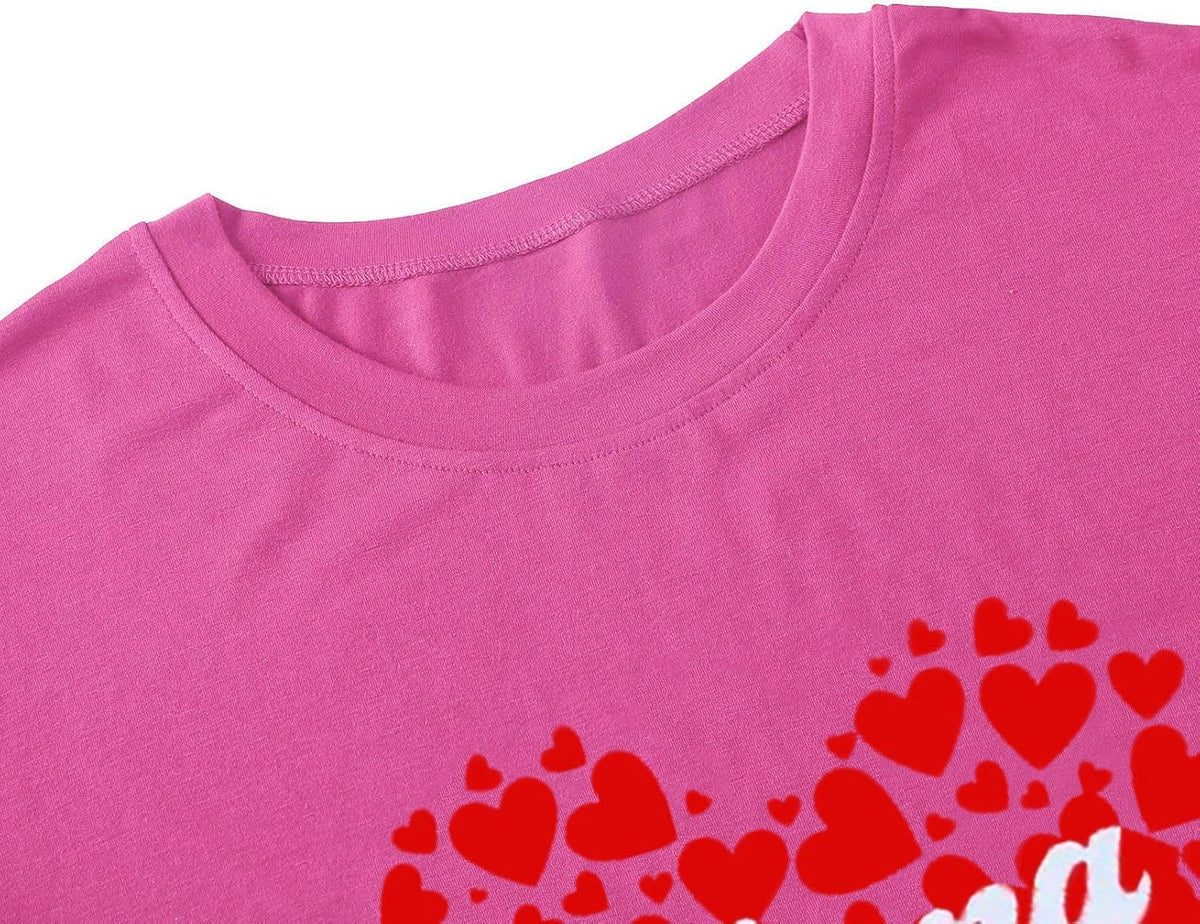 Mama T Shirts for Women Cute Graphic Print Top Mom Gift Mothers Day Shirt Summer Casual Short Sleeve Tops Mother Shirt
