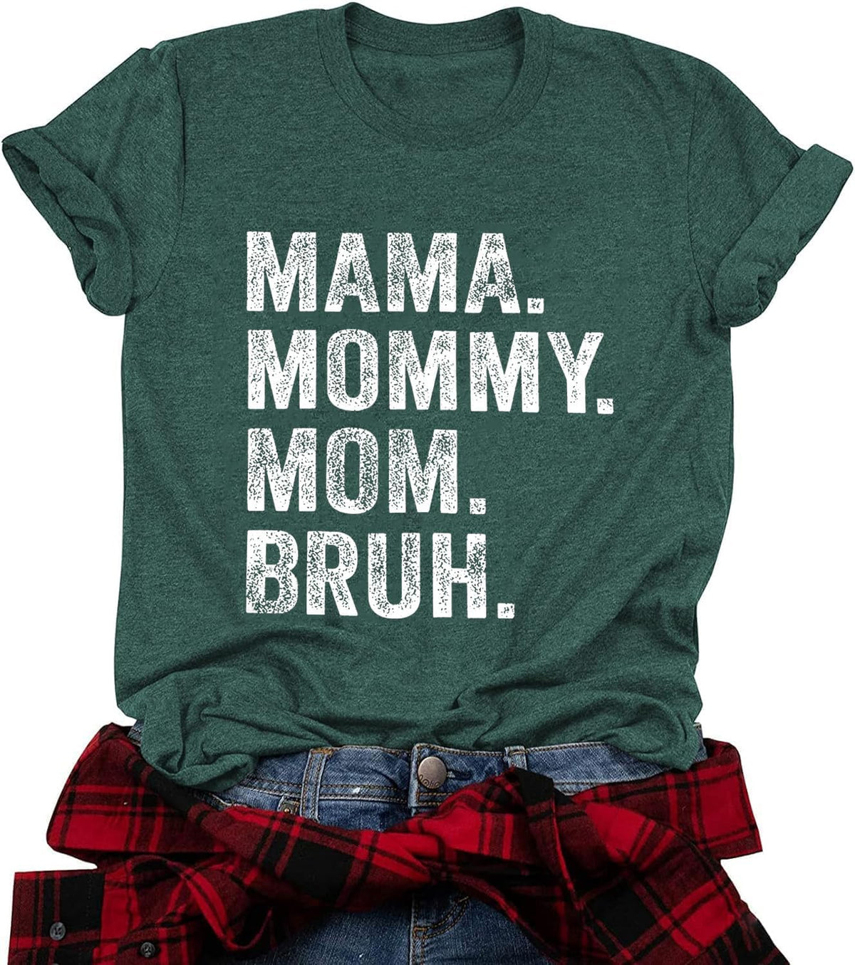 Mama Mommy Mom Bruh Shirt Women Mama Tshirt Mother&#39;day Gift Shirts Funny Short Sleeve Tee Tops Mother Shirt